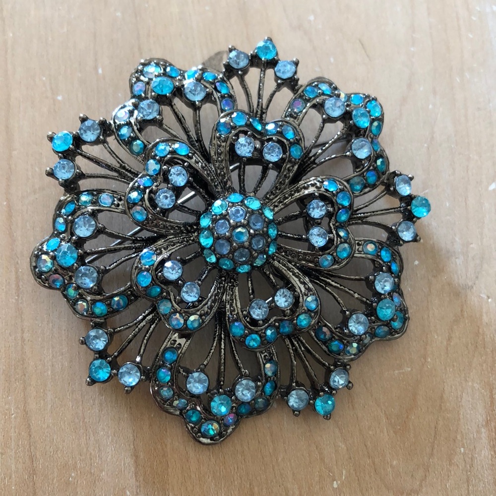 Swarovski crystal brooch
